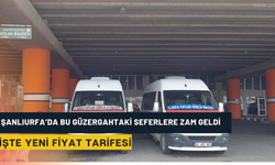 Şanlıurfa’da Bu Güzergahtaki Seferlere Zam Geldi