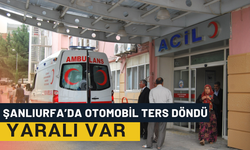 Şanlıurfa’da Otomobil Ters Döndü: Yaralı Var