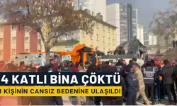 Konya'da 4 Katlı Bina Çöktü: 1 Kişinin Cansız Bedenine Ulaşıldı