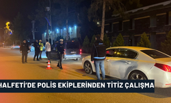 Halfeti’de Polis Ekiplerinden Titiz Çalışma