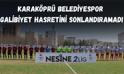 Karaköprü Belediyespor Galibiyet Hasretini Sonlandıramadı!