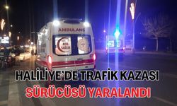 Şanlıurfa Haliliye’de Trafik Kazası: Motosiklet Sürücüsü Yaralandı