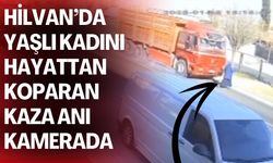 Hilvan’da Yaşlı Kadını Hayattan Koparan Kaza Anı Kamerada