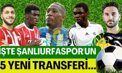 İşte Şanlıurfaspor'un 5 Yeni Transferi...