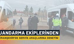 Jandarma Ekiplerinden Viranşehir’de Servis Araçlarına Denetim