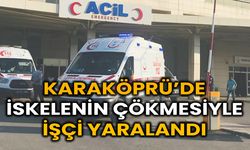 Karaköprü’de Ahşap İskele Çöktü, 1 İşçi Yaralı