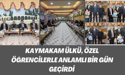 Viranşehir Kaymakamı, Özel Öğrencilerle Yemekte Buluştu