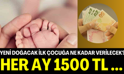 Yeni Doğacak İlk Çocuğa Ne Kadar Verilecek? Her Ay 1500 Tl ...