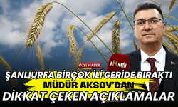 Şanlıurfa Birçok İli Geride Bıraktı: Müdür Aksoy'dan Dikkat Çeken Açıklamalar