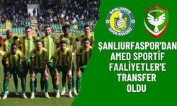 Şanlıurfaspor'dan Amed Sportif Faaliyetler'e Yeni Bir Transfer