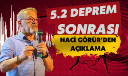 Çanakkale’deki 5.2 Büyüklüğündeki Depremin Ardından Naci Görür’den Açıklama