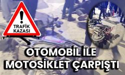 Suruç’ta Otomobil ile motosiklet çarpıştı: 1 yaralı