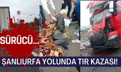 Şanlıurfa Yolunda Tır Kazası! Sürücü…