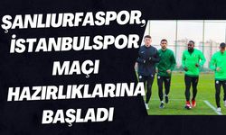 Şanlıurfaspor, İstanbulspor Maçı Hazırlıklarına Başladı