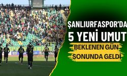 Şanlıurfaspor'da 5 Yeni Umut