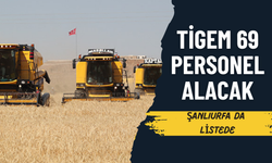 TİGEM 69 Personel Alacak! Şanlıurfa Da Listede