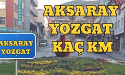 Aksaray Yozgat Arası Kaç Km