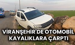 Viranşehir'de Otomobil Kayalıklara Çarptı: 3 Yaralı