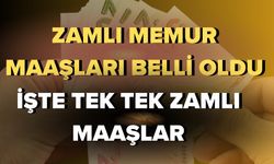 Zamlı Memur Maaşları Belli Oldu: İşte Tek Tek Zamlı Maaşlar