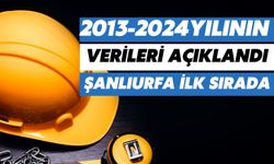 2013- 2024 Yılının Verileri Açıklandı: Şanlıurfa İlk Sırada