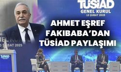 Ahmet Eşref Fakıbaba’dan TÜSİAD Paylaşımı