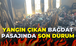 Yangın Çıkan Bağdat Pasajında Son Durum