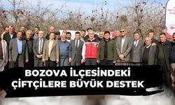 Bozova İlçesindeki Çiftçilere Büyük Destek