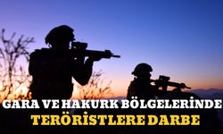 Gara Ve Hakurk Bölgelerinde Teröristlere Darbe