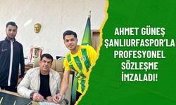 Ahmet Güneş Şanlıurfaspor’la Profesyonel Sözleşme İmzaladı!