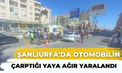 Şanlıurfa'da Otomobilin Çarptığı Yaya Ağır Yaralandı