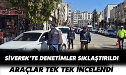 Siverek’te Denetimler Sıklaştırıldı: Araçlar Tek Tek İncelendi