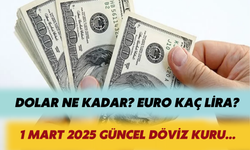 Dolar Ne Kadar? Euro Kaç Lira? 1 Mart 2025 Güncel Döviz Kuru…