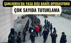 Şanlıurfa’da Yasa Dışı Bahis Operasyonu: Çok Sayıda Tutuklama