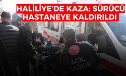 Haliliye’de Kaza: Sürücü Hastaneye Kaldırıldı