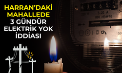 Şanlıurfa Harran'daki Mahallede 3 Gündür Elektrik Yok İddiası!