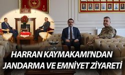 Harran Kaymakamı'ndan Jandarma ve Emniyet Ziyareti