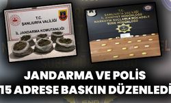 Şanlıurfa’da Jandarma ve Polis 15 Adrese Baskın Düzenledi: 16 Gözaltı