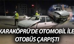 Şanlıurfa Karaköprü'de Otomobil ile Otobüs Çarpıştı: 1 Yaralı