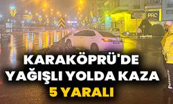 Karaköprü'de Yağışlı Yolda Kaza: Yaralılar var