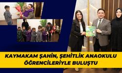 Kaymakam Şahin, Şehitlik Anaokulu Öğrencileriyle Buluştu