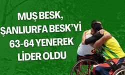 Muş BESK, Şanlıurfa’yı 63-64 Yenerek Liderliğe Yükseldi