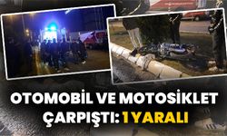 Karaköprü’de Otomobil ve Motosiklet Çarpıştı: 1 Yaralı