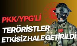 PKK/YPG’li Teröristler Etkisiz Hale Getirildi