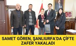 Samet Gören, Şanlıurfa’da Çifte Madalya Kazandı