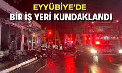 Şanlıurfa Eyyübiye'de Bir İş Yeri Kundaklandı!