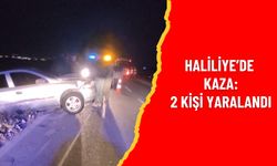 Şanlıurfa Haliliye’de Kaza: 2 Kişi Yaralandı!