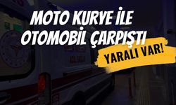 Şanlıurfa'da Moto Kurye ile Otomobil Çarpıştı, Genç Kurye Yaralandı