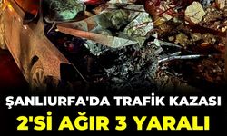 Şanlıurfa'da Trafik Kazası: 2'si Ağır 3 Yaralı