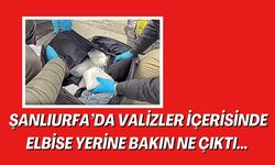 Şanlıurfa’da Valizler İçerisinde Elbise Yerine Bakın Ne Çıktı…