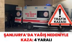 Şanlıurfa’da Yağış Nedeniyle Kaza: 4 Yaralı